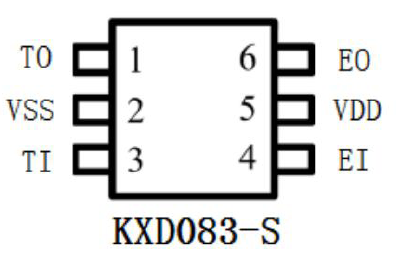 KXD083-S  2合1入耳检测（隔空触摸）_SOT23-6_V1.1