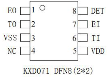 KXD071  2合1入耳检测触摸芯片规格书V1.3